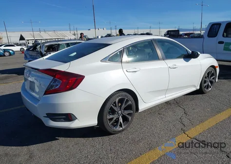 2020 Honda Civic Sport z USA, uszkodzony, nr VIN 2HGFC2F81LH570438